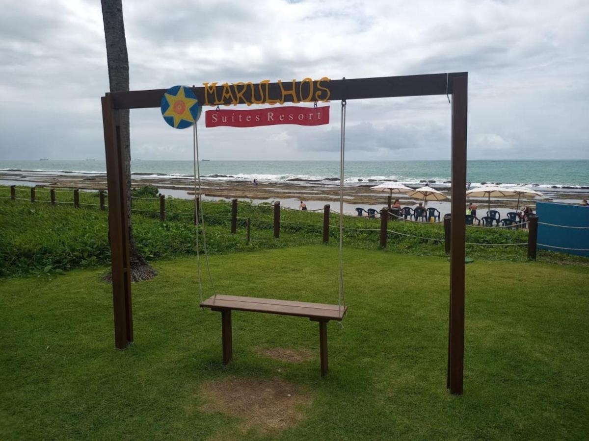 Estudio Marulhos, Varanda Com Vista De Mar E Parque Aquatico, A Beira-Mar Mar De Muro Alto, Com Wi-Fi, Restaurante, Estacionamento E A 10' De Pôrto das Galinhas Zewnętrze zdjęcie